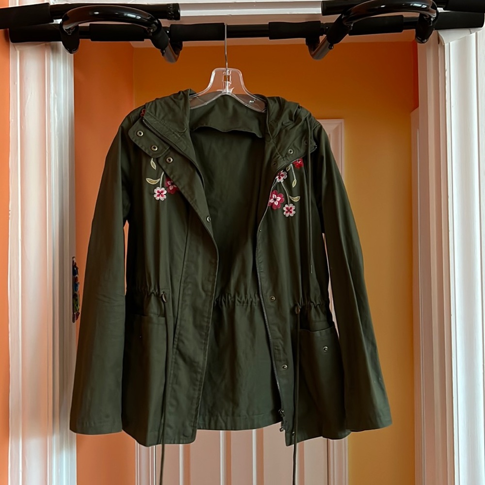 Sinched waist floral jacket XS